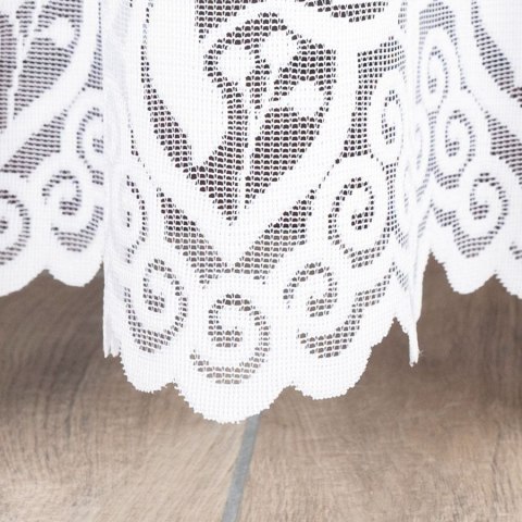 Firanka żakardowa, pasowa, wys. 250cm, kolor biały 018227/000/001/000250/1