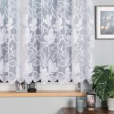 Firanka żakardowa ze wzorem po całości wys. 140cm, kolor biały 023338/000/001/000140/1