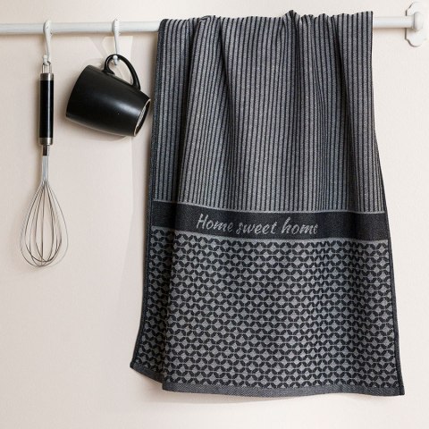 SWEET HOME Ścierka kuchenna, 50x70cm, kolor czarny 007 S00016/SCI/007/050070/1