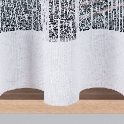 WIKTORIA Firanka żakardowa gotowa na prosto, 160x310cm, kolor biały 018352/FBP/001/310160/1