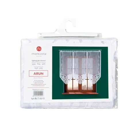 ARUN Panel żakardowy gotowy, 250x90cm, kolor biały ARUN00/000/001/250090/1