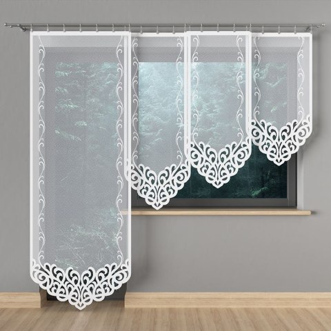 ARUN Panel żakardowy gotowy, 250x90cm, kolor biały ARUN00/000/001/250090/1