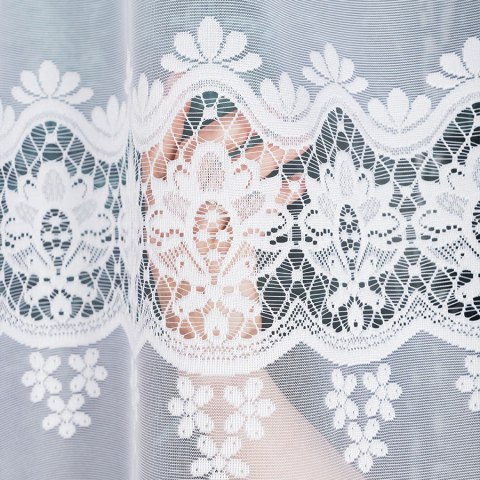 DARIA Firanka żakardowa gotowa, 140x400cm, kolor biały 018982/FBL/001/400140/1