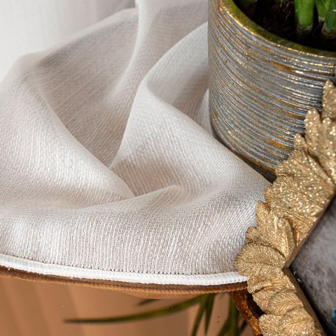 ELSA Firanka fantazyjna z ołowianką, wys. 350cm, kolor 002 ecru 596066/OLO/002/000350/1