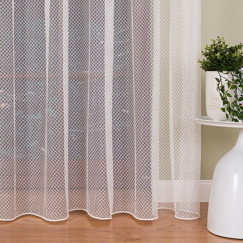 Firanka fantazyjna z ołowianką, wys. 300cm, kolor 002 off white 475033/OLO/002/000300/1