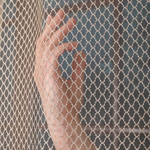 Firanka fantazyjna z ołowianką, wys. 300cm, kolor 004 jasny beżowy 475033/OLO/004/000300/1