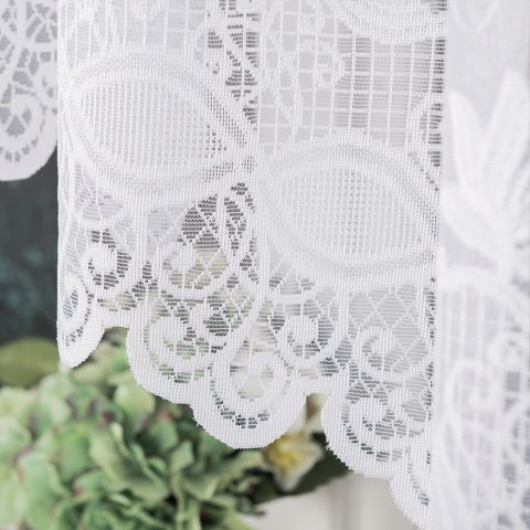 JOWITA Firanka żakardowa gotowa, pasowa, 150x500cm, kolor biały 018960/FBL/001/500150/1