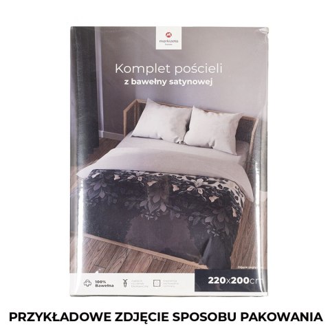 KELLY Komplet pościeli z bawełny satynowej 160x200cm 100090/SAT/000/160200/1