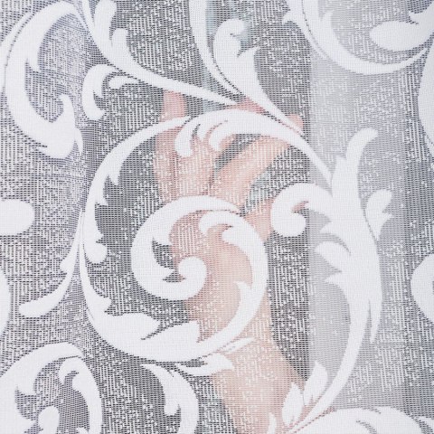 LEOKADIA Firanka żakardowa gotowa, 135x350cm, kolor biały 023034/FBL/001/350135/1