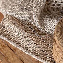 MALIA Firana fantazyjna z ołowianką, wys. 300cm, kolor 005 beżowy 578039/OLO/005/000300/1