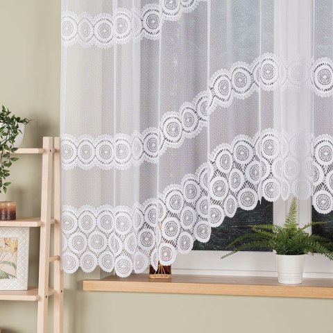 MALWINA Firanka żakardowa gotowa, 160x310, kolor biały 018535/FBL/001/310160/1