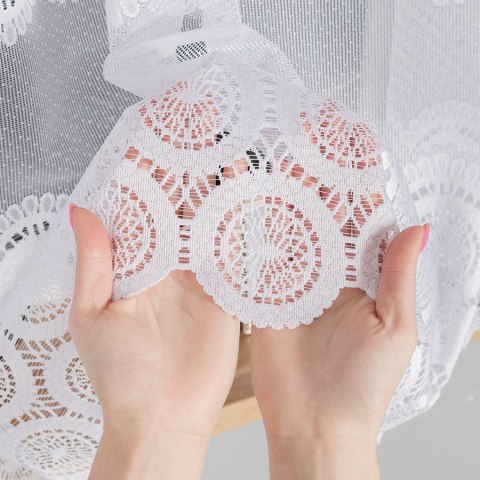 MALWINA Firanka żakardowa gotowa, 160x310, kolor biały 018535/FBL/001/310160/1