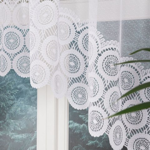 MALWINA Firanka żakardowa gotowa, 80x310cm, kolor biały 018535/FBL/001/310080/1