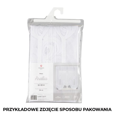 MALWINA Firanka żakardowa gotowa, 80x310cm, kolor biały 018535/FBL/001/310080/1