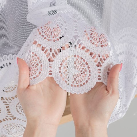 MALWINA Firanka z oczkami tkanymi, 160x410cm, kolor biały 018535/FBL/001/410160/1