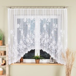 MONIKA Firanka żakardowa gotowa, szerokość 300 x wysokość 160cm, kolor biały 107284/FBL/001/300160/1