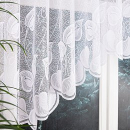 NORA Firanka żakardowa gotowa, 100x400cm, kolor biały 023097/FBL/001/400100/1