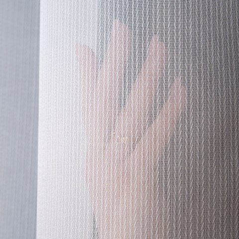 ROSA Firanka fantazyjna z ołowianką, wys. 350cm, kolor 001 biały 596085/OLO/001/000350/1