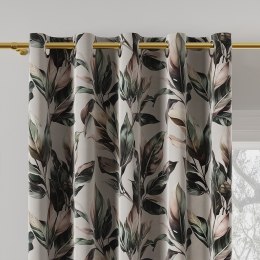 SAMANTA Tkanina dekoracyjna typu MILAS, szer. 165cm, kolor beżowy D00126/MIL/001/165000/1