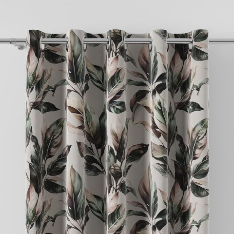 SAMANTA Tkanina dekoracyjna typu MILAS, szer. 165cm, kolor beżowy D00126/MIL/001/165000/1