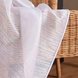 SAWINA Firanka fantazyjna z ołowianką, wys. 350cm, kolor biały 596074/OLO/001/000350/1