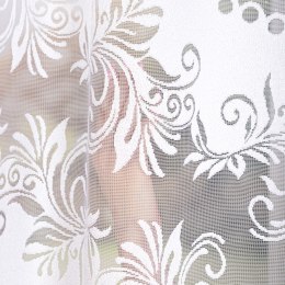 SŁAWOMIRA Firanka żakardowa gotowa,160x300cm, kolor biały 018074/FBL/001/300160/1