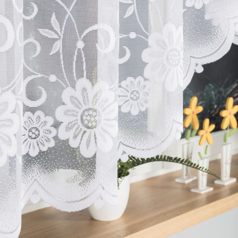 TERESA Firanka żakardowa gotowa, 160x300cm, kolor biały 017201/FBL/001/300160/1