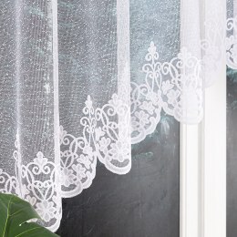 ŻANETA Firanka żakardowa gotowa, 105x300cm, kolor biały 181043/FBL/001/300105/1