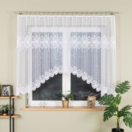 ŻANETA Firanka żakardowa gotowa, 135x300cm, kolor biały 181043/FBL/001/300135/1