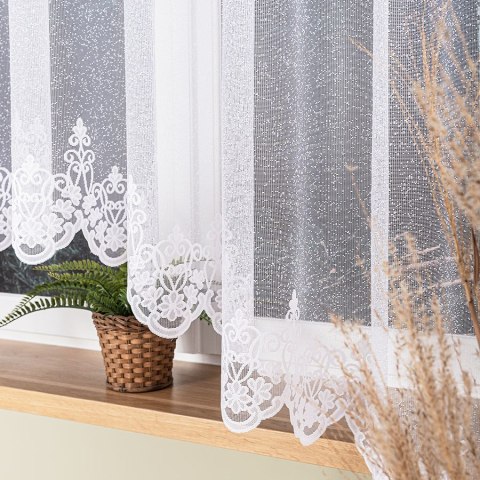 ŻANETA Firanka żakardowa gotowa, 175x350cm, kolor biały 181043/FBL/001/350175/1