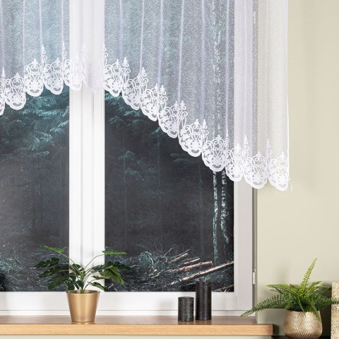 ŻANETA Firanka żakardowa gotowa, 105x400cm, kolor biały 181043/FBL/001/400105/1