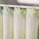Zazdrostka haftowana panelowa na batyście, wys. 70cm, kolor 010 naturalny 093003/388/010/000070/1
