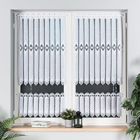 Zazdrostka z aplikacją, wys. 30cm, kolor biały 015590/000/001/000030/1