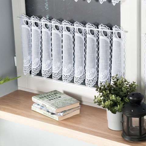 Zazdrostka z aplikacją, wys. 30cm, kolor biały 015590/000/001/000030/1