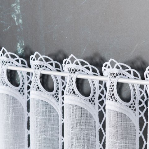 Zazdrostka z aplikacją, wys. 30cm, kolor biały 015590/000/001/000030/1