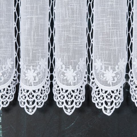 Zazdrostka z aplikacją, wys. 30cm, kolor biały 015590/000/001/000030/1