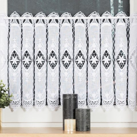 Zazdrostka z aplikacją, wys. 60cm, kolor biały 015590/000/001/000060/1