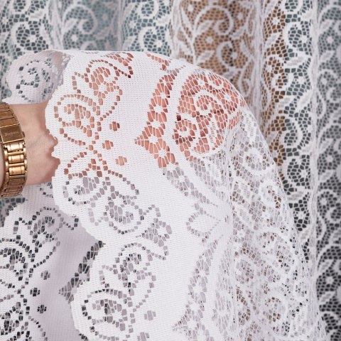 BOGUMIŁA Firanka z oczkami tkanymi, 250x300cm, kolor biały 004542/FBP/001/300250/1