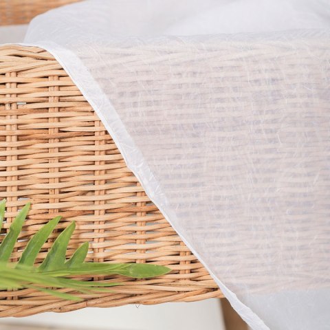 Firanka woal kreszowany, wys. 270cm, kolor biały 002301/333/001/000270/1