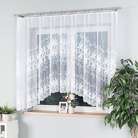 JOANNA Firanka żakardowa gotowa, 160x300cm, kolor biały 018227/FBL/001/300160/1