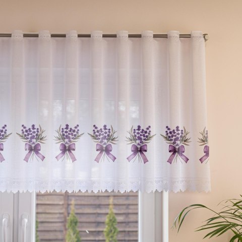 LAWENDA Zazdrostka żakardowa 361930, wys. 70cm, kolor biały D00323/ZAZ/001/000070/1