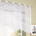 MALWINA Firanka z oczkami tkanymi, 100x250cm, kolor biały 018535/FBL/001/250100/1