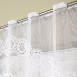 MALWINA Firanka z oczkami tkanymi, 100x250cm, kolor biały 018535/FBL/001/250100/1