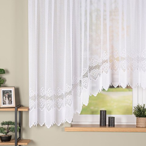MODESTA Firanka żakardowa gotowa, 160x400cm, kolor biały 017173/FBL/001/400160/1