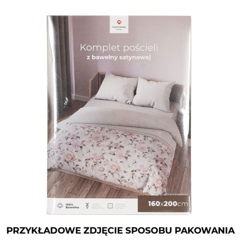 ROSALINA Komplet pościeli z bawełny satynowej 160x200cm 100093/SAT/000/160200/1