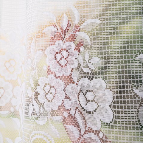 SARA Firanka z oczkami tkanymi, 140x300cm, kolor biały 044330/FBL/001/300140/1