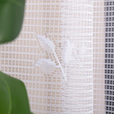 SARA Firanka z oczkami tkanymi, 250x300cm, kolor biały 044330/FBP/001/300250/1