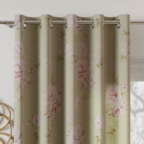 VALERIA Tkanina dekoracyjna typu MILAS, szer. 165cm, kolor 002 szałwiowy D00229/MIL/002/165000/1