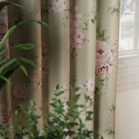 VALERIA Tkanina dekoracyjna typu MILAS, szer. 165cm, kolor 002 szałwiowy D00229/MIL/002/165000/1