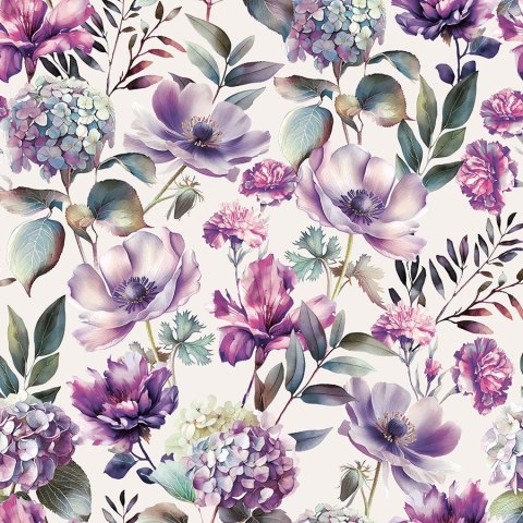 WERA Tkanina dekoracyjna typu MILAS, szer. 165cm, kolor fioletowy D00132/MIL/002/165000/1